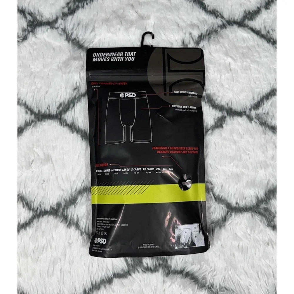 PSD Core Standard Safari Chains 3 Pack Premium Boxer Briefs Sz L (36-38) NEW $65